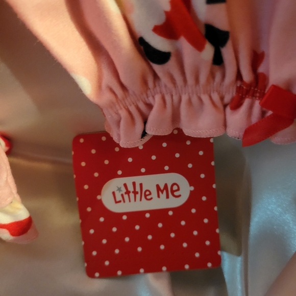 New Little Me Girl Christmas P.J Size 4T Bonus Christmas Books/CD Set - Picture 2 of 6